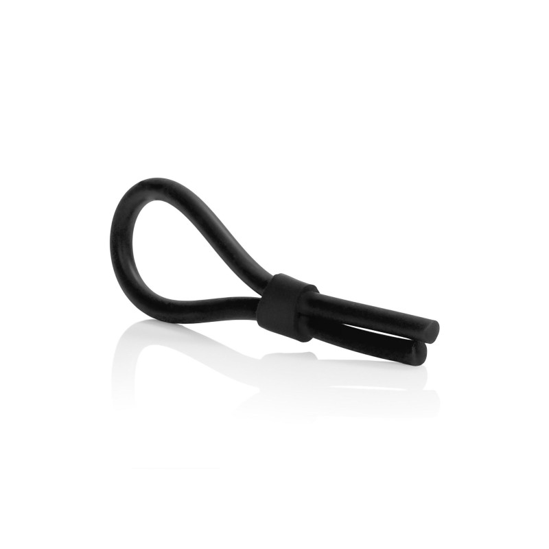 Pierścień-SILICONE STUD LASSO BLACK